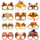 Lunettes en papier pour Thanksgiving (12 pièces) 1