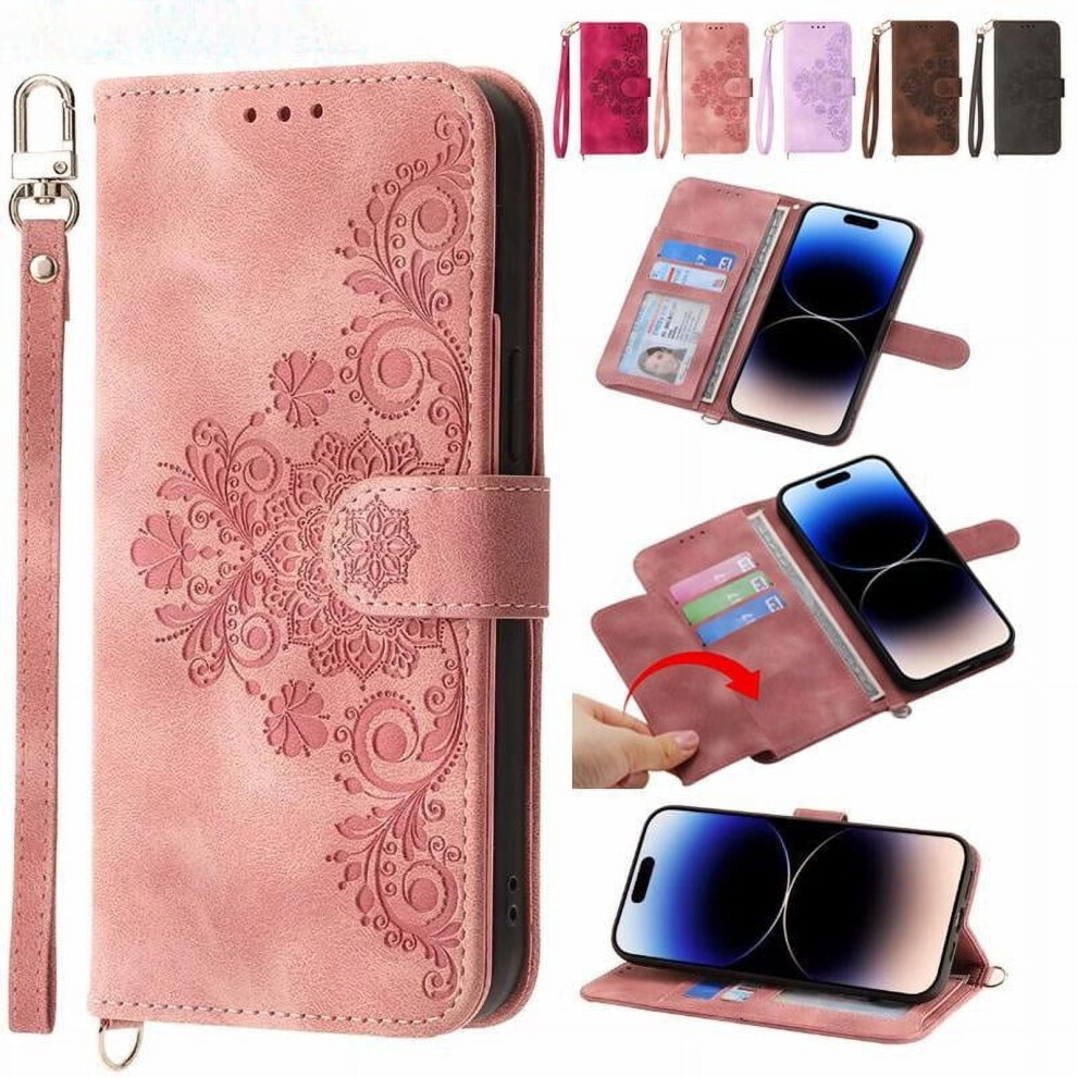 Leather Flip Wallet Case Compatible With Iphone 15 Pro Max, 15 Pro, 15 Plus, 14 Pro Max, 14 Pro, 14 Plus, 13Â7, 8, Se, Xs Max, Xr, 11Â12 Series 9489952965796