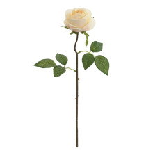 Rosas artificiais bege de 50 cm (19,7 polegadas)