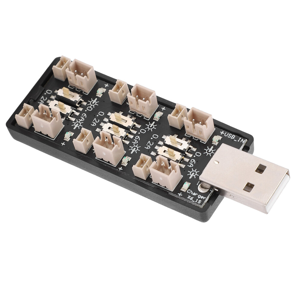 6-Channel Usb Lithium Battery Charger Board 5V 6A 4.20V 9471391754772