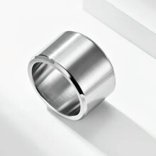 Stainless Steel Thumb Ring for Men and Women Wide Band