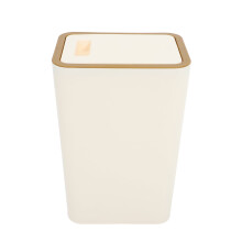 Plastic Trash Can Trash Bucket Garbage Can Large Capacity Trash Can Waste Container