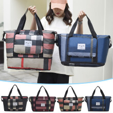 4Pcs Folding Travel Bag with Dry/Wet Separation, Portable Shoulder Bag for Gym, Yoga, Fitness & Travel – Compatible with All Luggage