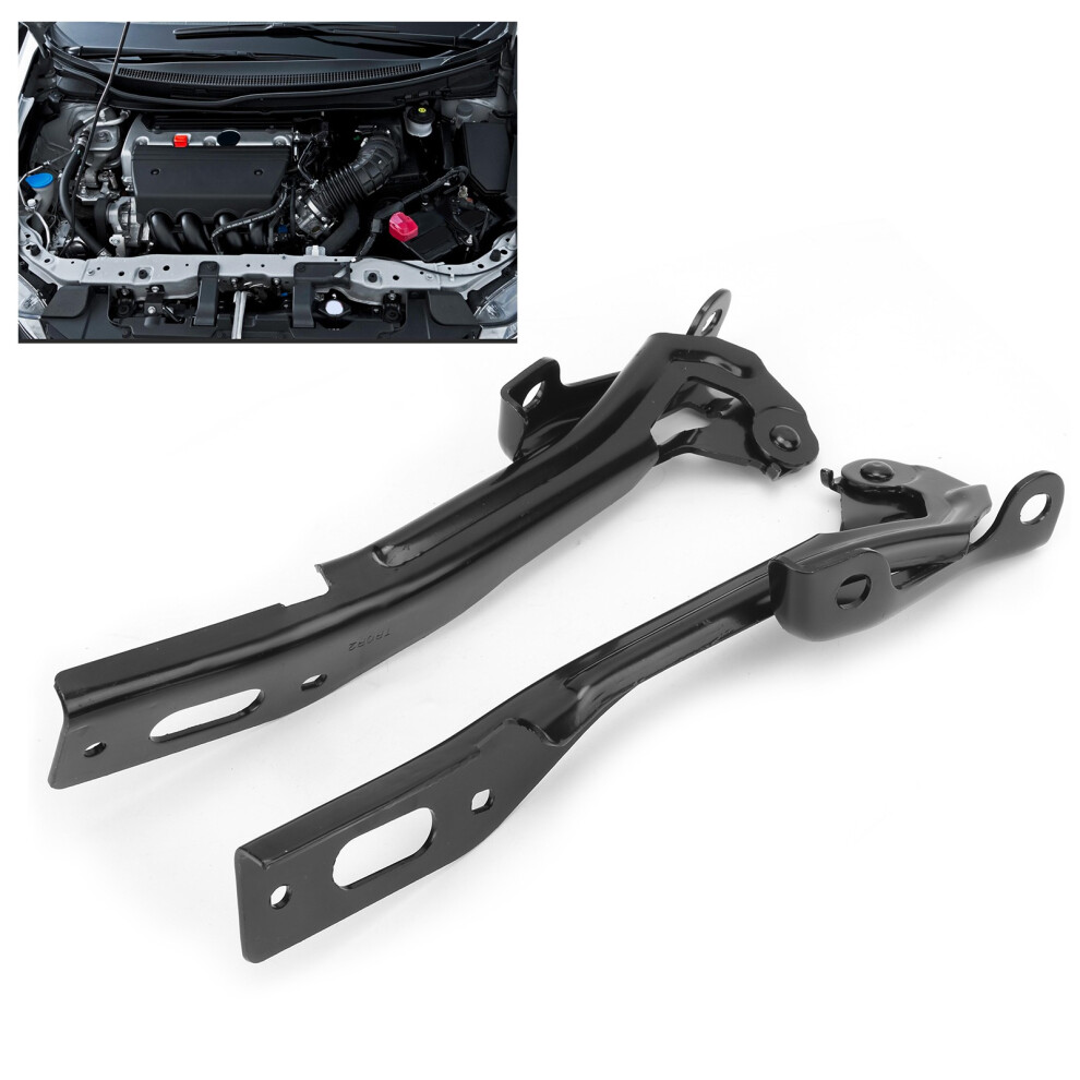 2Pcs Stainless Steel Engine Hood Hinges For Honda Civic 2012-2015 4621391753151