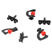 20Set G Type Hanging Nozzle Micro Sprayer for Garden & Greenhouse, 2.8-4m Spray Range