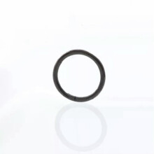 Kirurgisk stål dobbel stabling bøyle klikkring neseøre hengslet tragus flerfarget ring - svart - 16 g (1,2 mm) - 8 mm