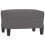 VidaXL vidaXL Fußhocker Grau 60x50x41 cm Kunstleder 1