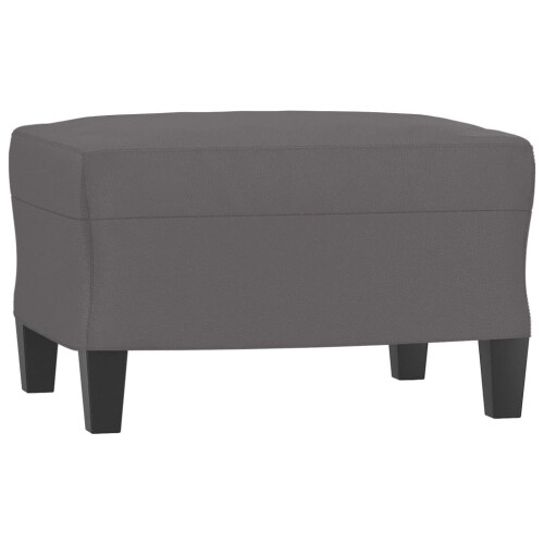 VidaXL vidaXL Fußhocker Grau 60x50x41 cm Kunstleder