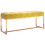 VidaXL vidaXL Sitzbank Senfgelb 110x36x45 cm Samt 1