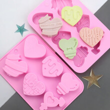Valentines Day Decor Valentine Day Decor 6 Multi-heart Tool Pudding Dessert Tool Cake Decoration Baking Utensils Christmas Tool