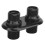 Car AC Bulkhead Interface 2‑Port Replacement for Ford Universal Black Finish 4