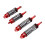 2 Paar Aluminium RC-Stoßdämpfer 1/10 Rot Silber 14