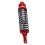 2 Paar Aluminium RC-Stoßdämpfer 1/10 Rot Silber 7