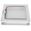 Small Plastic Cat Lock Security Flap Door for Pets, White, M 1