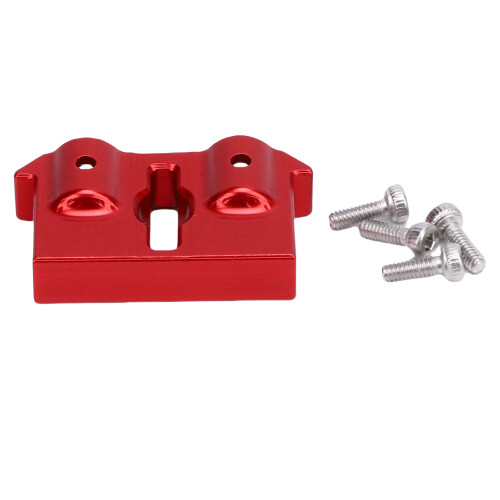 Aluminium RC Frontstoßfängerhalterung für Ascent 1/18 Rot 1