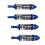 2 Paare 1/10 Vorder-/Hinterstoßdämpfer Blau/Silber RC 8