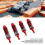 RC-Stoßdämpfer-Set Slash 4x4 1/10 Rot-Aluminium 3
