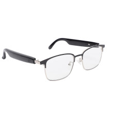 Intelligente kabellose Bluetooth-Brille mit Mikrofon, 70mAh, Silber