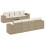 VidaXL vidaXL 9-tlg. Garten-Sofagarnitur mit Kissen Beige Poly Rattan 1