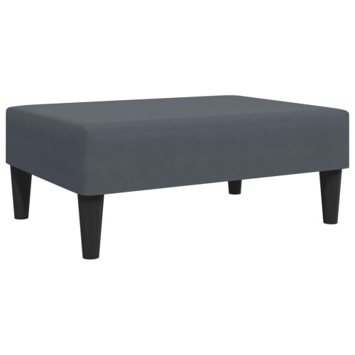 VidaXL vidaXL Fußhocker Dunkelgrau 77x55x31 cm Samt