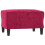 VidaXL vidaXL Fußhocker Weinrot 60x50x41 cm Samt 1