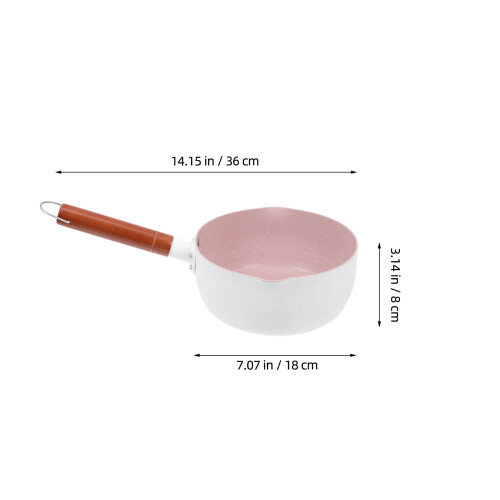 Small Nonstick Cooking Pots Set 18 cm Diameter 1