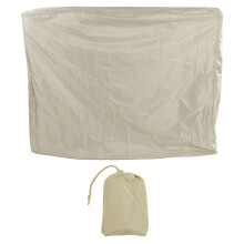 Stofhoes voor pingpongtafel 190 zilverkleurige waterdichte tafeltennishoes voor buiten, terras, met trekkoord, 155x75x150cm / 61.0x29.5x59.1in beige