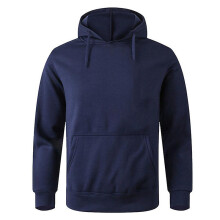 (S, Beige) Unisex Adult Men's Basic Plain Hoodie Jumper Pullover Sweater Sweatshirt Thermal