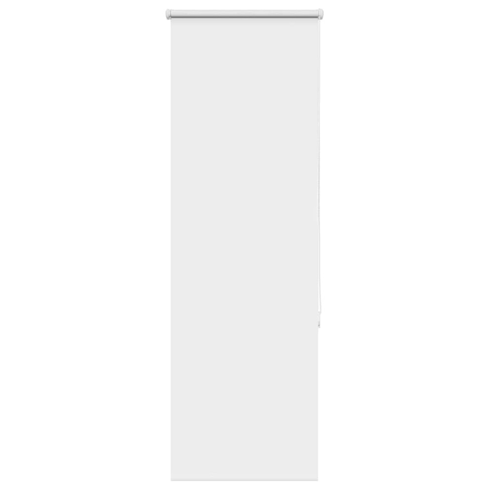Vidaxl Roller Blind Blackout White 55X150 Cm Fabric Width 50.7 Cm Polyester
