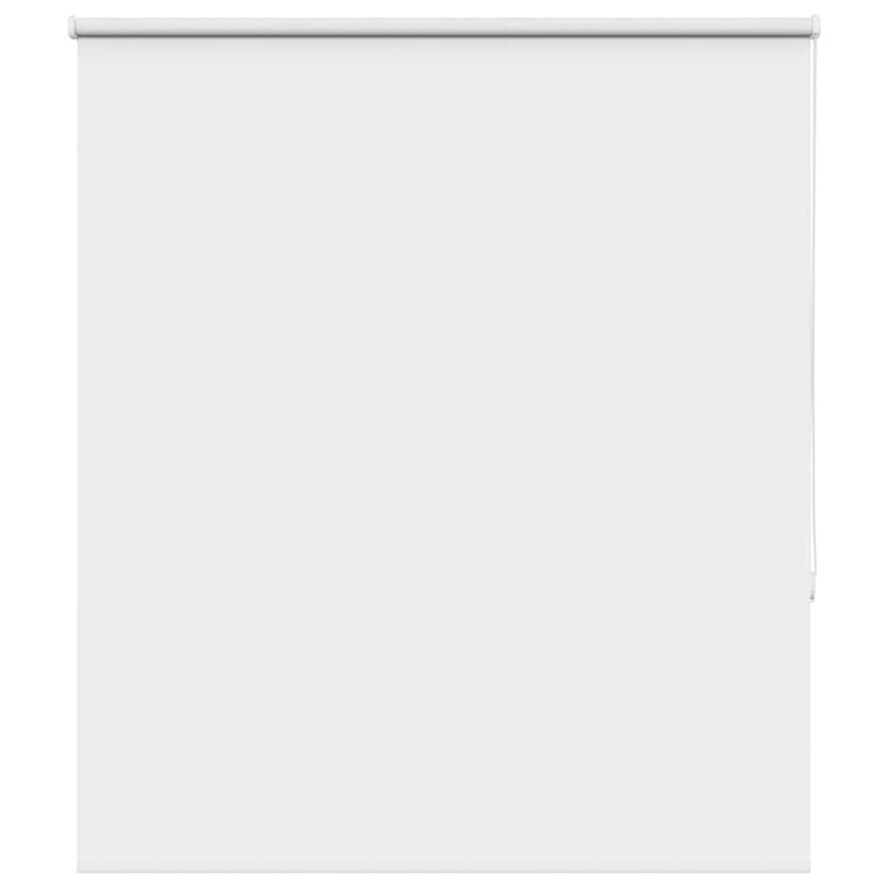 Vidaxl Roller Blind Blackout White 120X130 Cm Fabric Width 116.6 Cm Polyester