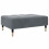 VidaXL vidaXL Fußhocker Dunkelgrau 77x55x31 cm Samt 1
