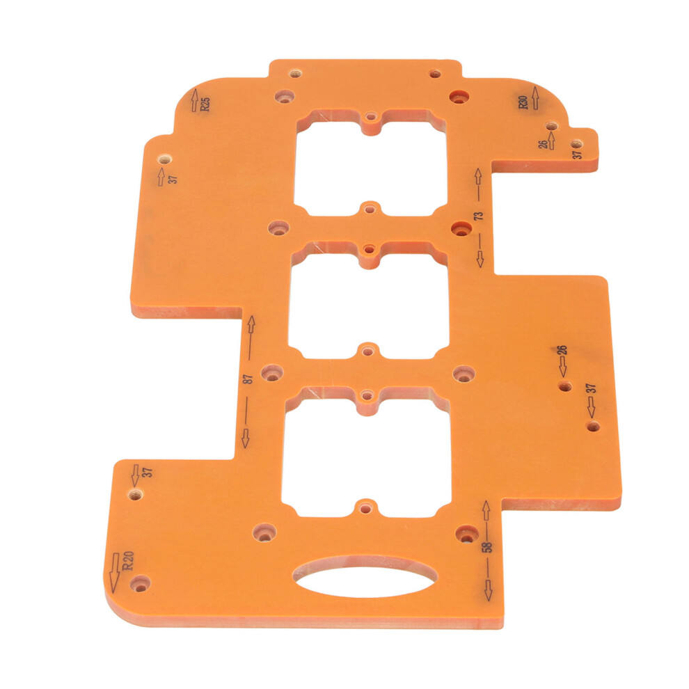 Switch Socket Opening Template 70X70mm R20 R25 R30 Router Corner Jig 8751391758422