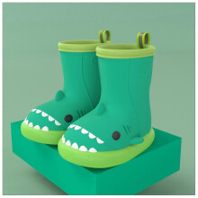 (200, Dark Gray) Girls' Baby Non-slip Rain Boots Waterproof Non-slip For Sports Garden Climbing
