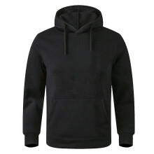 (S, Beige) Unisex Adult Men's Basic Plain Hoodie Jumper Pullover Sweater Sweatshirt Thermal