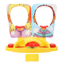 Lustiges Gesicht-Duell Spielzeug, 38x33x30cm, interaktives Partyspiel für Kinder