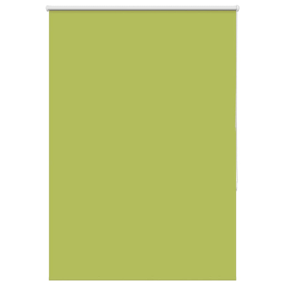 Vidaxl Roller Blind Blackout Leaves Green 100X130 Cm Fabric Width 95.7 Cm Polyester