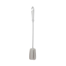(Short handle, Gray) 1Pc Sponge Brush Milk Bottle Cup Glass Washing Cleaning Kitchen Cleaner Tools Cup Cleaning Brush Plastic Long Handle