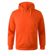 (S, Beige) Unisex Adult Men's Basic Plain Hoodie Jumper Pullover Sweater Sweatshirt Thermal
