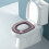 Housse de siège de toilette épaisse et lavable pour formes O/U/V 5
