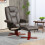 Homcom Sillón Reclinable Marrón 83 x 78 x 105 cm 2