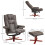 Homcom Sillón Reclinable Marrón 83 x 78 x 105 cm 3
