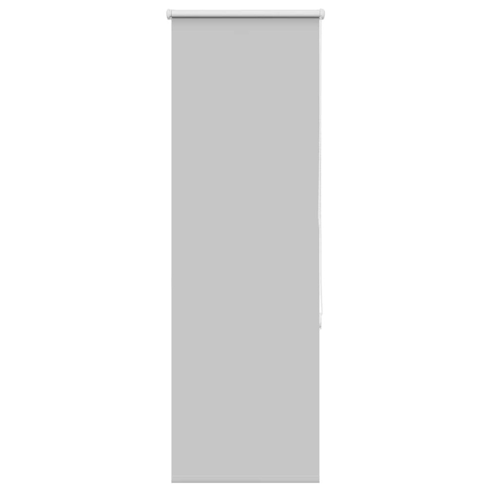 Vidaxl Roller Blind Blackout Light Grey 60X130 Cm Fabric Width 55.7 Cm Polyester