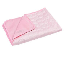 (L 70 x 55cm, Pink) Dog Mat Cooling Summer Pad For Dogs Cat Blanket Sofa Breathable Pet Dog Bed Washable