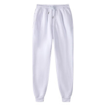 (S, Beige) Men's Pants Pants Sweatpants Hip-hop Pants Legging Padded Casual Pants