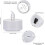 Flammenlose LED-Teelichter, 24er-Pack, warmgelbes Flackern 4