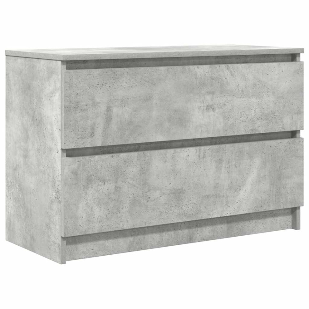Vidaxl Tv Cabinet Concrete Grey 80X35x54 Cm Engineered Wood