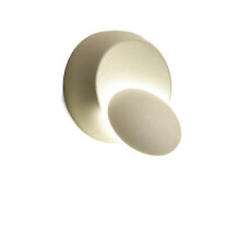 (Black indoor, Two color light) 360 Degree Rotating Round Wall Lamp Living Room Stair Decoration