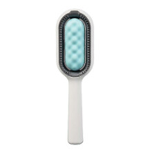 (Short Hair, Green) Multifunctional Pet Cleaning Hair Removal Comb Pet Knots Remover Cat Grooming Tool Massage Brush Comb