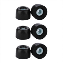 (L, Black) 3Pairs Sound-Isolating and Noise-Reducing Earplugs Memory Foam Earmuffs for -1000XM4 Bluetooth Headp