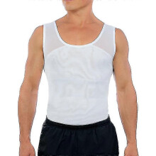 (M, balck) Men's Chest Compression Shirt To Hide Gynecomastia Moobs Shapewear